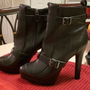 Black Vera Wang booties